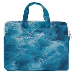 Blue Water Speech Therapy Macbook Pro 13  Double Pocket Laptop Bag by artworkshop