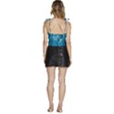 Blue Water Speech Therapy Flowy Camisole Tie Up Top View4