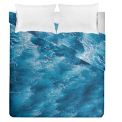 Blue Water Speech Therapy Duvet Cover Double Side (queen Size) by artworkshop