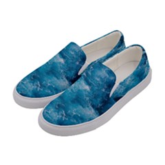 Blue Water Speech Therapy Women s Canvas Slip Ons