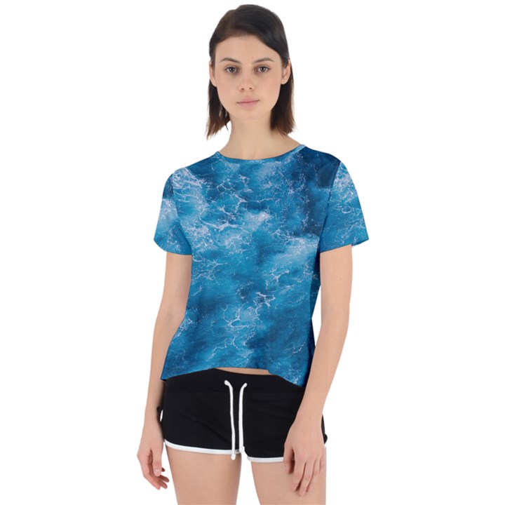 Blue Water Speech Therapy Open Back Sport Tee