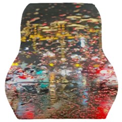 Water Droplets Car Seat Back Cushion 