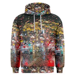 Water Droplets Men s Overhead Hoodie