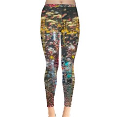 Water Droplets Inside Out Leggings by artworkshop