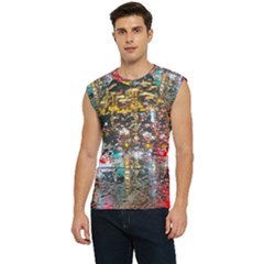 Water Droplets Men s Raglan Cap Sleeve Tee by artworkshop