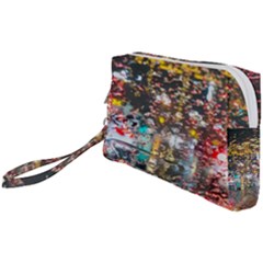 Water Droplets Wristlet Pouch Bag (small) by artworkshop