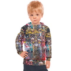 Water Droplets Kids  Hooded Pullover by artworkshop