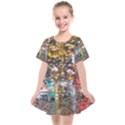 Water Droplets Kids  Smock Dress View1