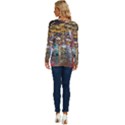 Water Droplets Long Sleeve Crew Neck Pullover Top View4