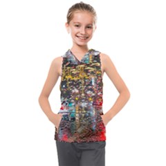 Water Droplets Kids  Sleeveless Hoodie by artworkshop