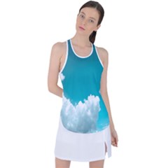 Clouds Hd Wallpaper Racer Back Mesh Tank Top by artworkshop