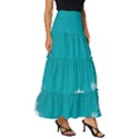 Clouds hd wallpaper Tiered Ruffle Maxi Skirt View3