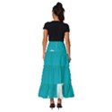 Clouds hd wallpaper Tiered Ruffle Maxi Skirt View4