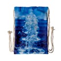 Water Blue wallpaper Drawstring Bag (Small) View2