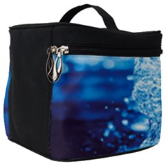 Water Blue Wallpaper Make Up Travel Bag (big) by artworkshop