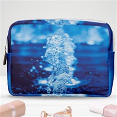 Water Blue Wallpaper Make Up Pouch (medium) by artworkshop