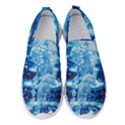 Water Blue wallpaper Women s Slip On Sneakers View1