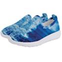 Water Blue wallpaper Kids  Slip On Sneakers View2