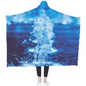 Water Blue wallpaper Wearable Blanket View2