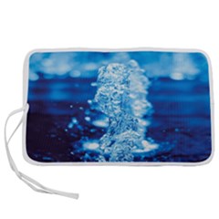 Water Blue Wallpaper Pen Storage Case (l) by artworkshop