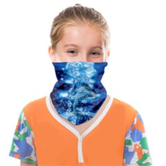 Water Blue Wallpaper Face Covering Bandana (kids) by artworkshop