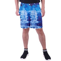 Water Blue Wallpaper Men s Pocket Shorts by artworkshop