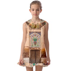 Mosque Kids  Pilgrim Collar Ruffle Hem Dress by artworkshop