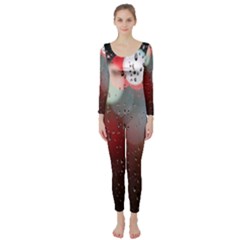 Rain On Window Long Sleeve Catsuit by artworkshop