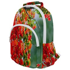 Gathering Sping Flowers Wallpapers Rounded Multi Pocket Backpack by artworkshop