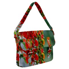 Gathering Sping Flowers Wallpapers Buckle Messenger Bag by artworkshop