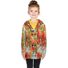 Gathering Sping Flowers Wallpapers Kids  Double Breasted Button Coat by artworkshop