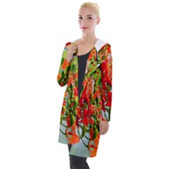 Gathering Sping Flowers Wallpapers Hooded Pocket Cardigan by artworkshop