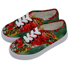 Gathering Sping Flowers Wallpapers Kids  Classic Low Top Sneakers by artworkshop