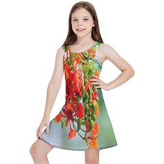 Gathering Sping Flowers Wallpapers Kids  Lightweight Sleeveless Dress by artworkshop