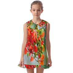 Gathering Sping Flowers Wallpapers Kids  Pilgrim Collar Ruffle Hem Dress by artworkshop