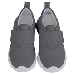 Just Grey	 - 	velcro No Lace Shoes by ColorfulShoes