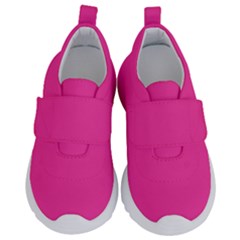 Wild Strawberry Pink	 - 	velcro No Lace Shoes by ColorfulShoes