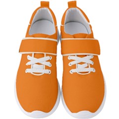 Dark Orange	 - 	velcro Strap Shoes by ColorfulShoes