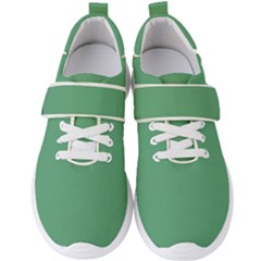 Shiny Shamrock Green	 - 	velcro Strap Shoes by ColorfulShoes