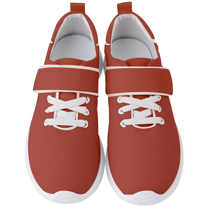 Medium Carmine	 - 	Velcro Strap Shoes