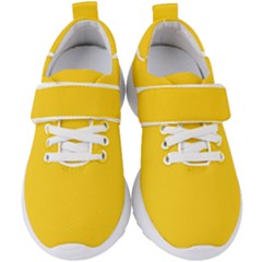 Bright Gold	 - 	velcro Strap Shoes by ColorfulShoes