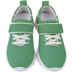 Shiny Shamrock Green	 - 	velcro Strap Shoes by ColorfulShoes