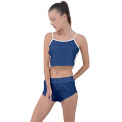 True Blue	 - 	summer Cropped Co-ord Set