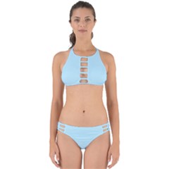 Robin Egg Blue	 - 	perfectly Cut Out Bikini Set by ColorfulSwimWear