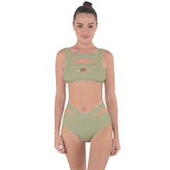 Weeping Willow Green	 - 	bandaged Up Bikini Set