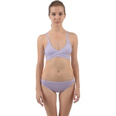 Languid Lavender Purple	 - 	wrap Around Bikini Set by ColorfulSwimWear