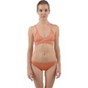 Light Orange	 - 	Wrap Around Bikini Set View1