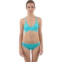 Celeste Blue	 - 	Wrap Around Bikini Set View1