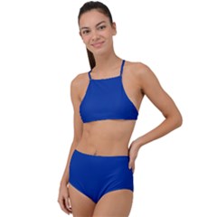 Princess Blue	 - 	high Waist Tankini Set by ColorfulSwimWear