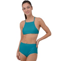 Viridian Green	 - 	High Waist Tankini Set